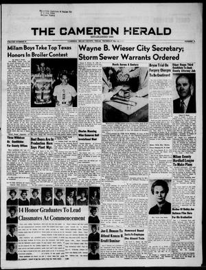 The Cameron Herald (Cameron, Tex.), Vol. 97, No. 8, Ed. 1 Thursday, May 24, 1956