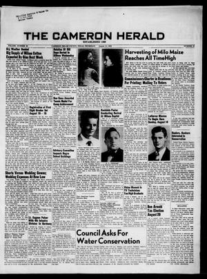 The Cameron Herald (Cameron, Tex.), Vol. 96, No. 18, Ed. 1 Thursday, August 11, 1955