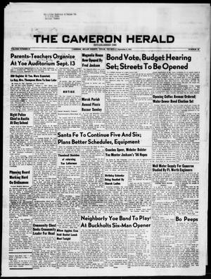 The Cameron Herald (Cameron, Tex.), Vol. 97, No. 23, Ed. 1 Thursday, September 6, 1956