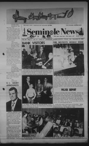 Seminole News (Seminole, Tex.), Vol. 3, No. 37, Ed. 1 Wednesday, December 17, 1969