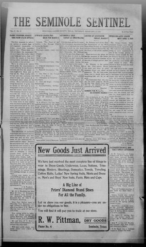 The Seminole Sentinel (Seminole, Tex.), Vol. 17, No. 49, Ed. 1 Thursday, February 28, 1924
