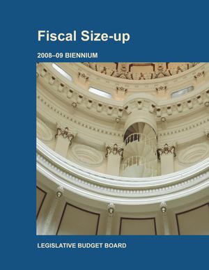 Primary view of object titled 'Fiscal Size-up: 2008-2009'.