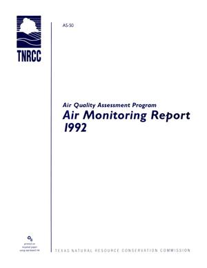 Primary view of object titled 'Air Monitoring Report: 1992'.