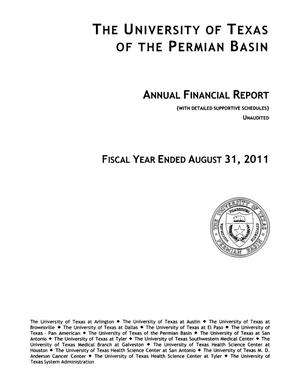Primary view of object titled 'University of Texas of the Permian Basin Annual Financial Report: 2011'.