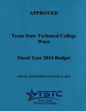 Primary view of object titled 'Texas State Technical College Waco Budget: 2014'.