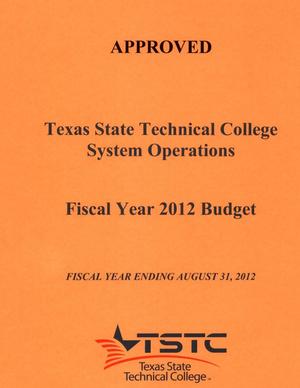 Primary view of object titled 'Texas State Technical College System Operations Budget: 2012'.