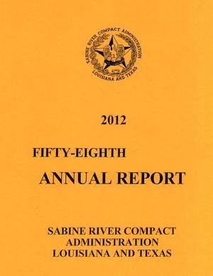 Sabine River Compact Administration Annual Report: 2012