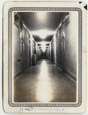 Primary view of object titled '[Kilian Hall corridor at Lutheran Concordia College]'.