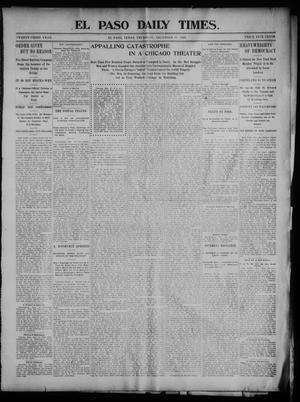 El Paso Daily Times. (El Paso, Tex.), Vol. 23, Ed. 1 Thursday, December 31, 1903