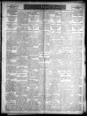 El Paso Daily Times (El Paso, Tex.), Vol. 25, Ed. 1 Tuesday, March 28, 1905