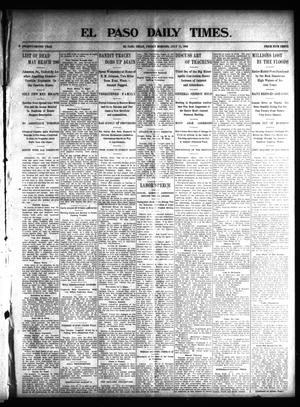 El Paso Daily Times. (El Paso, Tex.), Vol. 22, Ed. 1 Friday, July 11, 1902