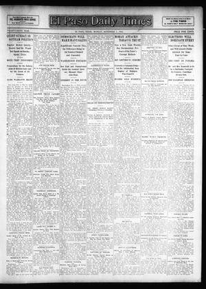 El Paso Daily Times (El Paso, Tex.), Vol. 26, Ed. 1 Monday, November 5, 1906