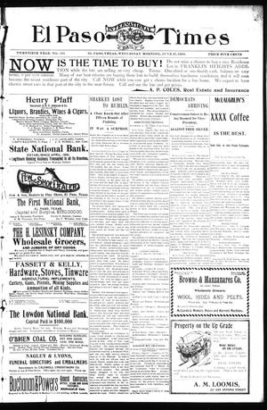 El Paso International Daily Times (El Paso, Tex.), Vol. 20, No. 155, Ed. 1 Wednesday, June 27, 1900