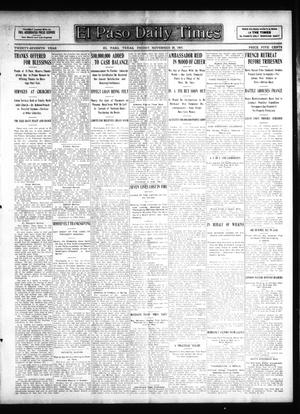 Primary view of object titled 'El Paso Daily Times (El Paso, Tex.), Vol. 27, Ed. 1 Friday, November 29, 1907'.