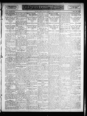 El Paso Daily Times (El Paso, Tex.), Vol. 26, Ed. 1 Saturday, March 16, 1907