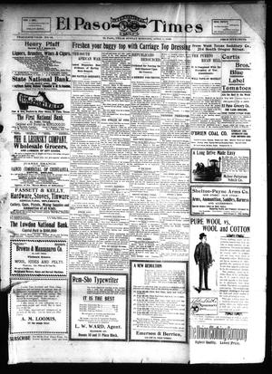 El Paso International Daily Times (El Paso, Tex.), Vol. 20, No. 82, Ed. 1 Sunday, April 1, 1900