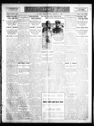 El Paso Daily Times (El Paso, Tex.), Vol. 28, Ed. 1 Monday, October 12, 1908