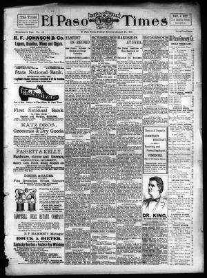 El Paso International Daily Times (El Paso, Tex.), Vol. 17, No. 199, Ed. 1 Sunday, August 22, 1897