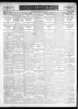 Primary view of object titled 'El Paso Daily Times (El Paso, Tex.), Vol. 26, Ed. 1 Tuesday, June 26, 1906'.