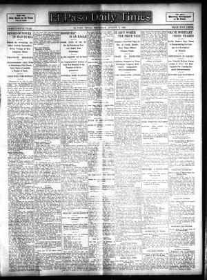 El Paso Daily Times (El Paso, Tex.), Vol. 25, Ed. 1 Thursday, August 17, 1905