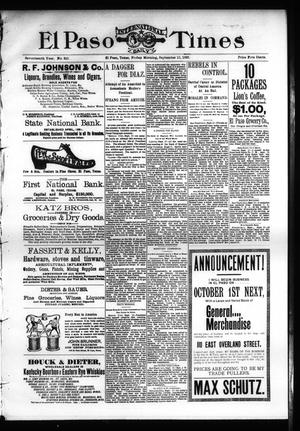 El Paso International Daily Times (El Paso, Tex.), Vol. 17, No. 221, Ed. 1 Friday, September 17, 1897