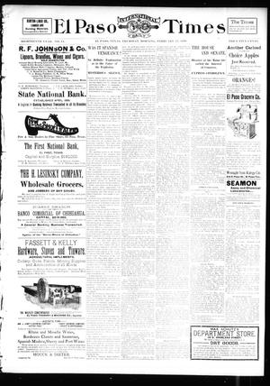 El Paso International Daily Times (El Paso, Tex.), Vol. 18, No. 41, Ed. 1 Thursday, February 17, 1898