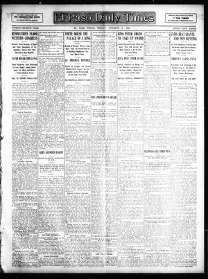 El Paso Daily Times (El Paso, Tex.), Vol. 28, Ed. 1 Friday, October 9, 1908