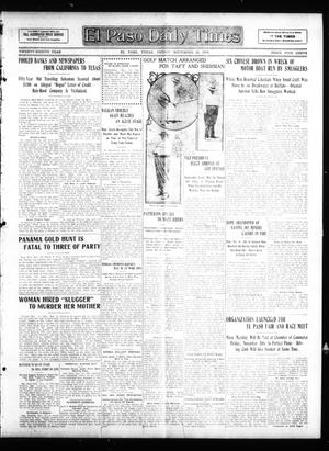 El Paso Daily Times (El Paso, Tex.), Vol. 28, Ed. 1 Friday, November 13, 1908