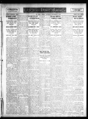 El Paso Daily Times (El Paso, Tex.), Vol. 27, Ed. 1 Thursday, November 14, 1907