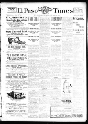 El Paso International Daily Times (El Paso, Tex.), Vol. 18, No. 102, Ed. 1 Friday, April 29, 1898
