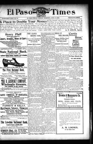El Paso International Daily Times (El Paso, Tex.), Vol. 20, No. 95, Ed. 1 Tuesday, April 17, 1900