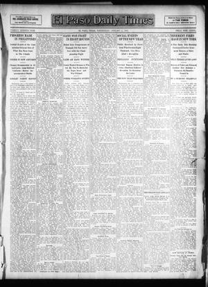 El Paso Daily Times (El Paso, Tex.), Vol. 26, Ed. 1 Wednesday, January 2, 1907