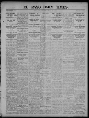 El Paso Daily Times. (El Paso, Tex.), Vol. 23, Ed. 1 Saturday, February 7, 1903