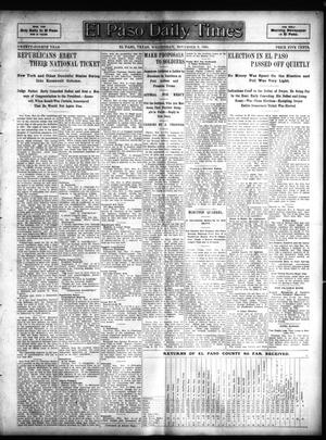 El Paso Daily Times (El Paso, Tex.), Vol. 24, Ed. 1 Wednesday, November 9, 1904