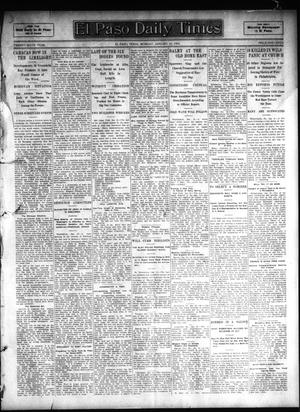Primary view of object titled 'El Paso Daily Times (El Paso, Tex.), Vol. 26, Ed. 1 Monday, January 22, 1906'.