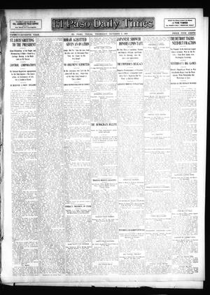 El Paso Daily Times (El Paso, Tex.), Vol. 27, Ed. 1 Thursday, October 3, 1907