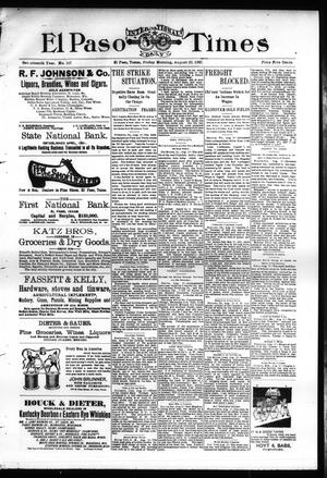 El Paso International Daily Times (El Paso, Tex.), Vol. 17, No. 197, Ed. 1 Friday, August 20, 1897