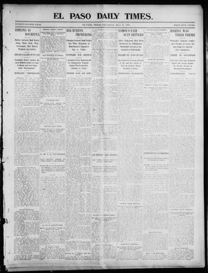 El Paso Daily Times. (El Paso, Tex.), Vol. 24, Ed. 1 Thursday, May 12, 1904