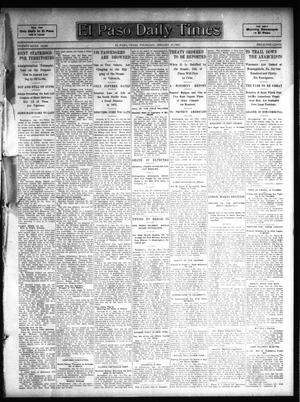 El Paso Daily Times (El Paso, Tex.), Vol. 26, Ed. 1 Thursday, January 25, 1906