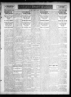 El Paso Daily Times (El Paso, Tex.), Vol. 27, Ed. 1 Friday, July 26, 1907