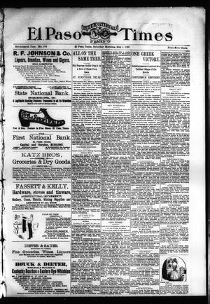 El Paso International Daily Times (El Paso, Tex.), Vol. 17, No. 103, Ed. 1 Saturday, May 1, 1897