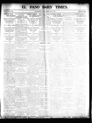 El Paso Daily Times. (El Paso, Tex.), Vol. 22, Ed. 1 Tuesday, June 24, 1902