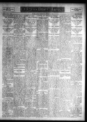 El Paso Daily Times (El Paso, Tex.), Vol. 26, Ed. 1 Wednesday, February 14, 1906