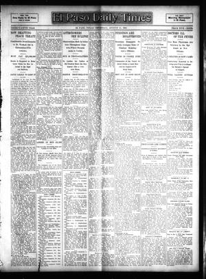 El Paso Daily Times (El Paso, Tex.), Vol. 25, Ed. 1 Thursday, August 31, 1905