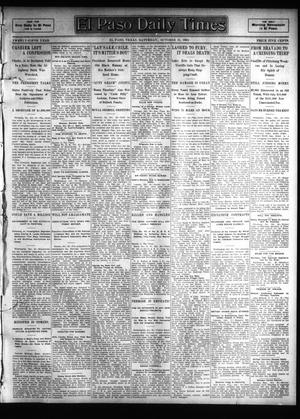 El Paso Daily Times (El Paso, Tex.), Vol. 25, Ed. 1 Saturday, October 21, 1905