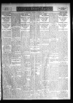 El Paso Daily Times (El Paso, Tex.), Vol. 26, Ed. 1 Wednesday, January 10, 1906
