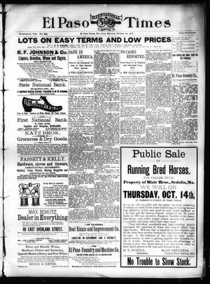 El Paso International Daily Times (El Paso, Tex.), Vol. 17, No. 244, Ed. 1 Thursday, October 14, 1897