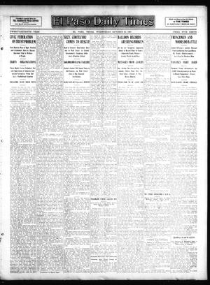 El Paso Daily Times (El Paso, Tex.), Vol. 27, Ed. 1 Wednesday, October 23, 1907