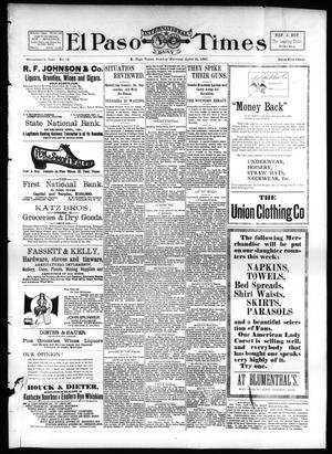 El Paso International Daily Times (El Paso, Tex.), Vol. 17, No. 98, Ed. 1 Sunday, April 25, 1897