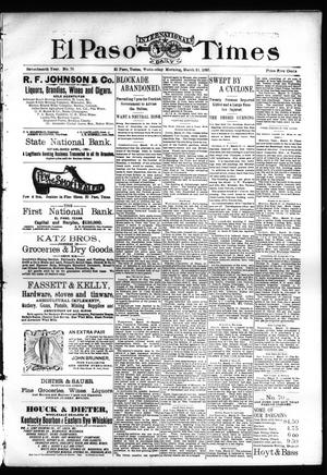 El Paso International Daily Times (El Paso, Tex.), Vol. 17, No. 76, Ed. 1 Thursday, July 1, 1897